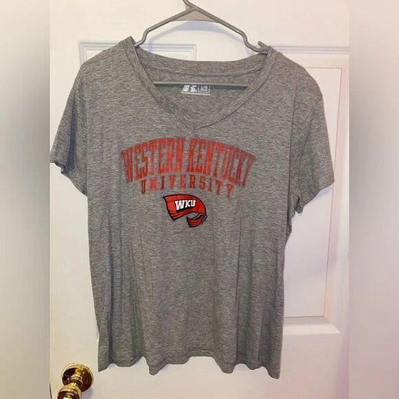 Western Kentucky University V Neck Tee - Picture 1 of 4